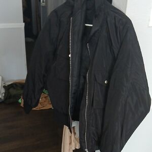 Classic Black Bomber Jacket for Men